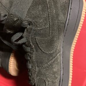 High Top Air Force one green suede Youth 6